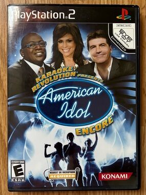 American Idol Sony PlayStation 2 PS2 Game with Manuel
